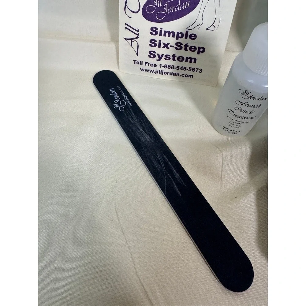 Jil Jordan Simple Six-Step Natural Nail System Lotion Cuticle Set OS Excellent